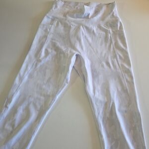 BuffBunny White And Camo  Patterned Leggings